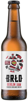 BRLO Berlin Jam Strawberry flesje van 33cl