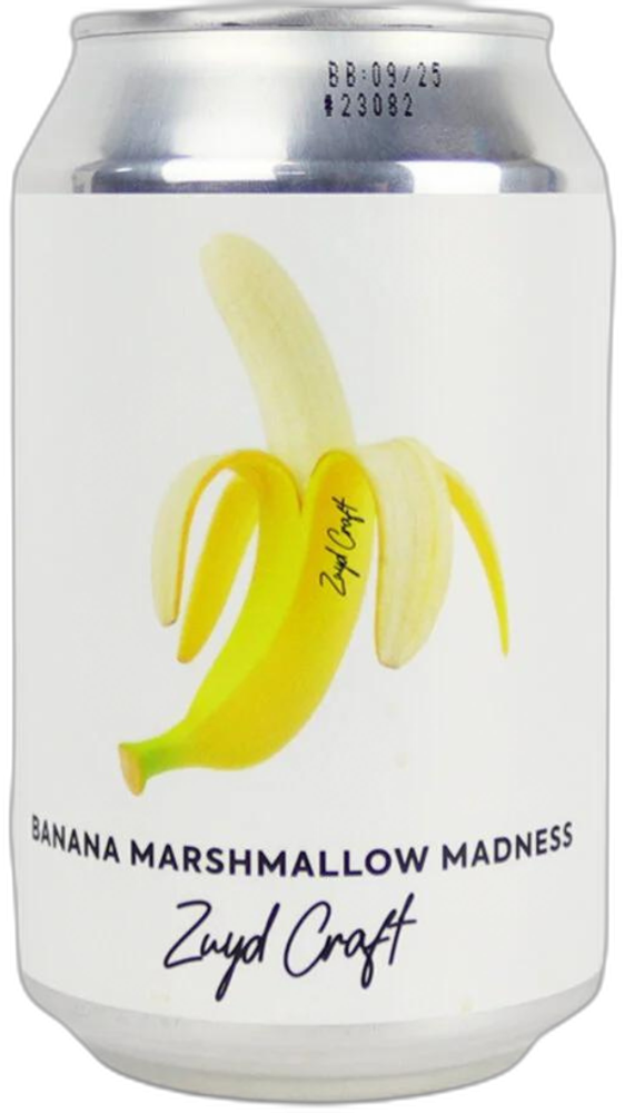 Zuyd Craft Banana Marshmallow Madness blikje van 33cl Zuyd Craft Banana Marshmallow Madness blikje van 33cl