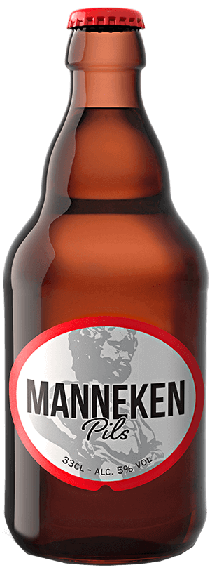Manneken Pils flesje van 33cl