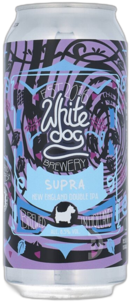 White Dog Supra blik van 44cl White Dog Supra blik van 44cl