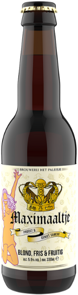 Maximaaltje flesje van 33cl