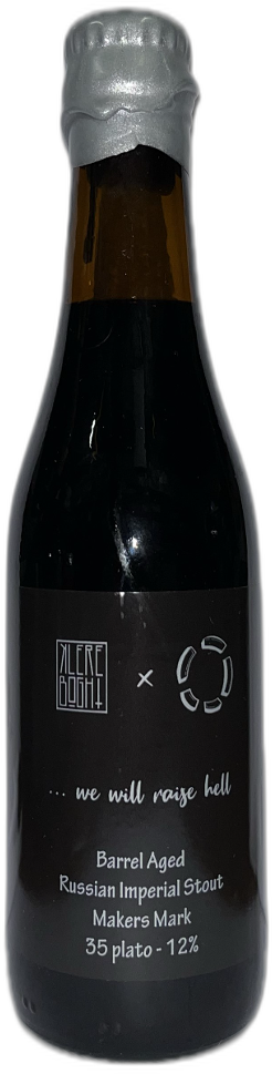Klere Boght x Lost We Will Raise Hell flesje van 33cl