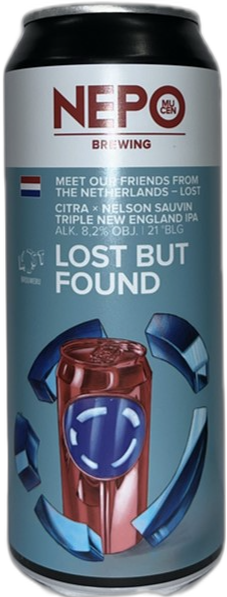 Lost x Nepo Lost but Found blik van 44cl