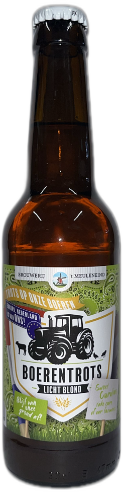 Boerentrots Licht Blond flesje van 33cl