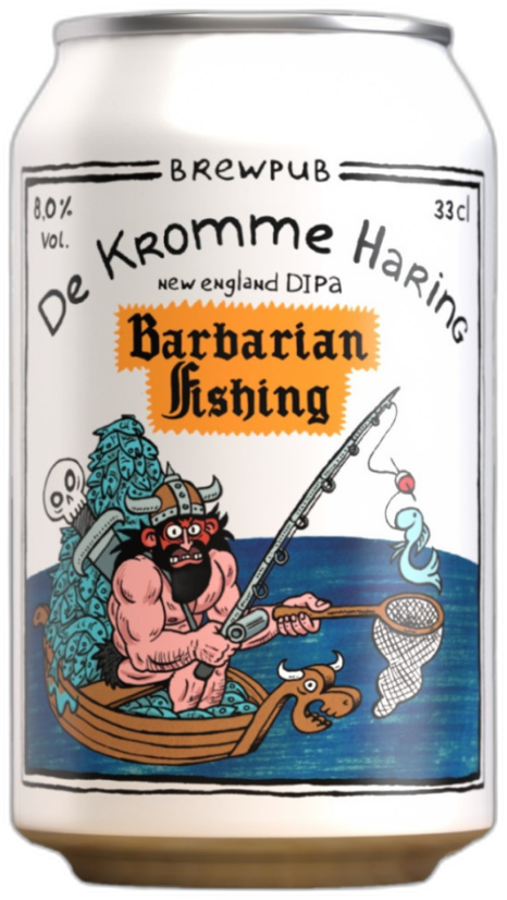 De Kromme Haring Barbarian Fishing blikje van 33cl