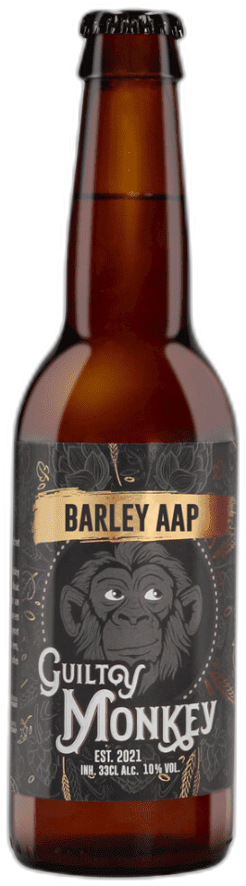Guilty Monkey Barley Aap flesje van 33cl Guilty Monkey Barley Aap flesje van 33cl