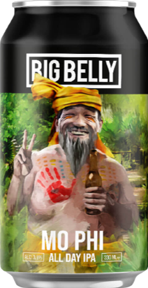 Big Belly Mo Phi blikje van 33cl Big Belly Mo Phi blikje van 33cl