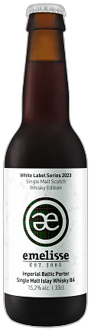 Emelisse White Label 2023 Imperial Baltic Porter Islay Whisky flesje 33cl