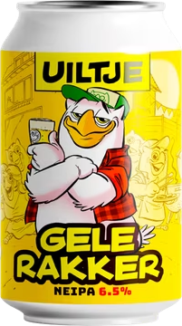 Uiltje Gele Rakker NEIPA blikje van 33cl