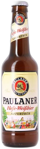 Paulaner Hefe-Weissbier fles á 0,33 liter Paulaner Hefe-Weissbier fles á 0,33 liter