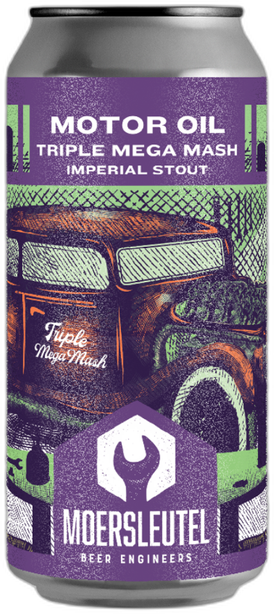 Moersleutel Motorolie Triple Mega Mash blik van 44cl