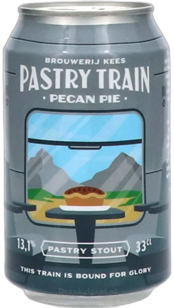 Kees Pastry Train Pecan Pie blikje van 33cl