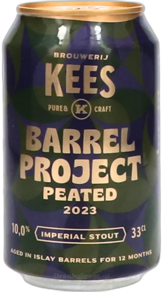 Kees Barrel Project Peated 2023 blikje van 33cl