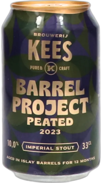 Kees Barrel Project Peated 2023 blikje van 33cl