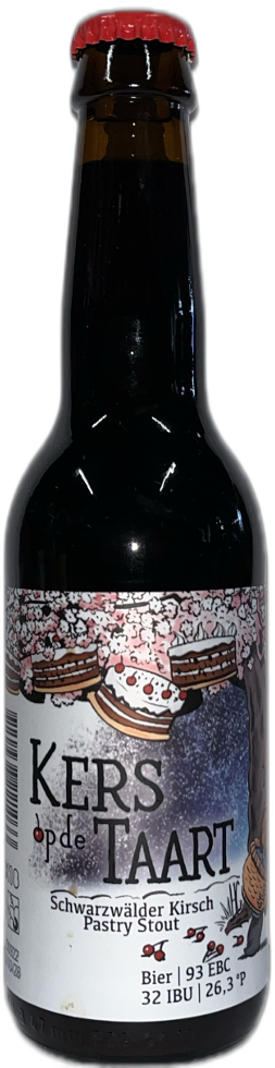 Kers op de Taart flesje van 33cl