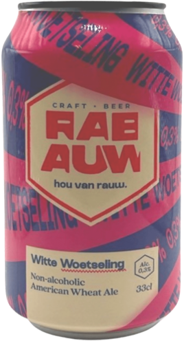 Witte Woetseling NA blikje van 33cl