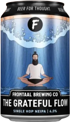 Frontaal The Grateful Flow blikje van 33cl