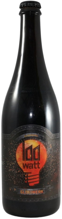 100 Watt Gloeiwerk fles van 75cl