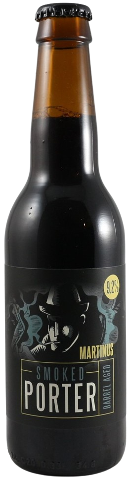 Martinus Smoked Porter Barrel Aged flesje van 33cl