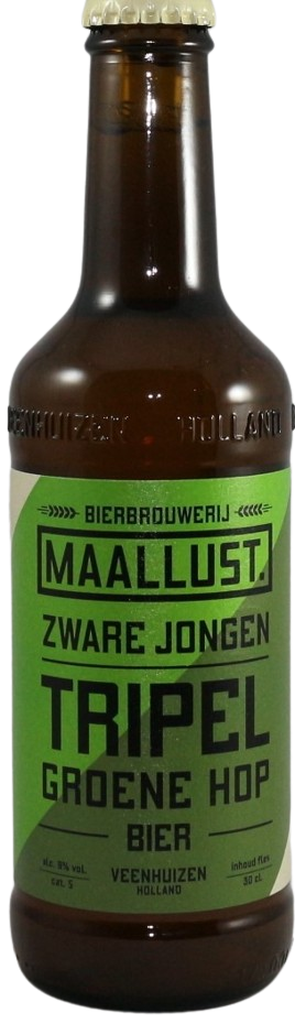 Zware Jongen Groene Hop Tripel flesje van 33cl