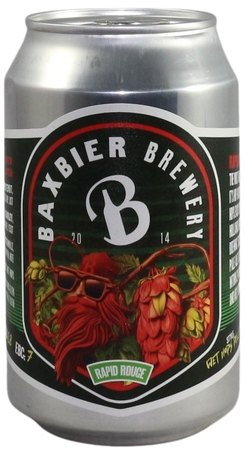 Baxbier Rapid Rouge blikje van 33cl