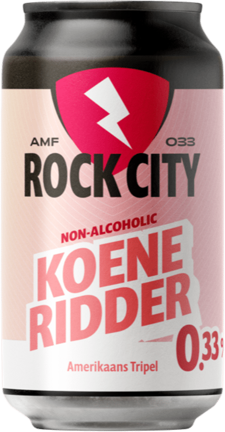 Rock City Koene Ridder 0.33% blikje van 33cl Rock City Koene Ridder 0.33% blikje van 33cl