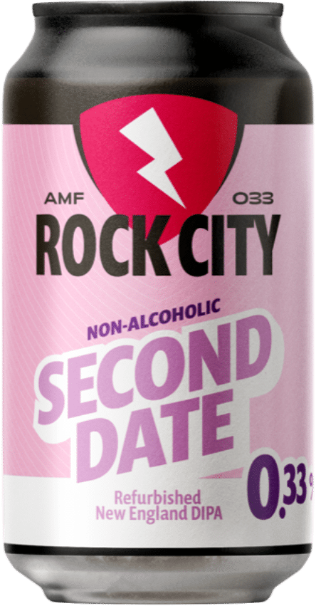 Rock City Second Date 0.33% blikje van 33cl Rock City Second Date 0.33% blikje van 33cl
