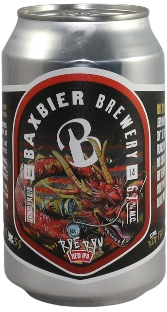 Baxbier Rye Ryu blikje van 33cl