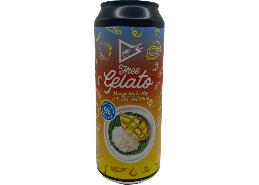 Funky Fluid - Free Gelato - Mango Sticky Rice