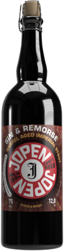Jopen Sin en Remorse BA Peated Whiskey 75cl 75CL