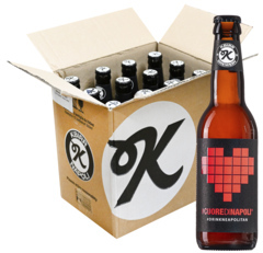 12 flessen Cuore Di Napoli Bier 9% Vol. 330ml