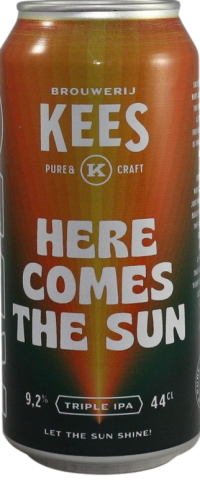 Kees Here Comes the Sun blik van 44cl