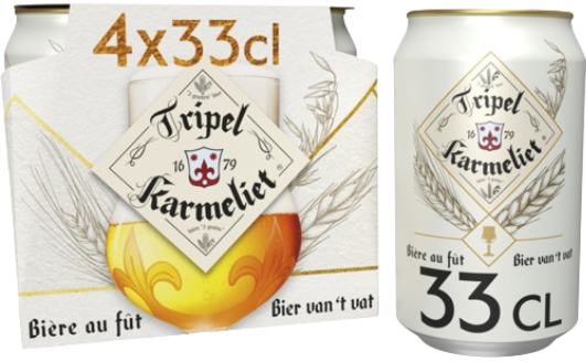 Tripel Karmeliet 4-pack met blikjes van 33cl