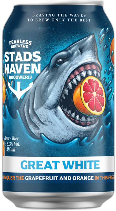 Stadshaven Great White blikje van 33cl