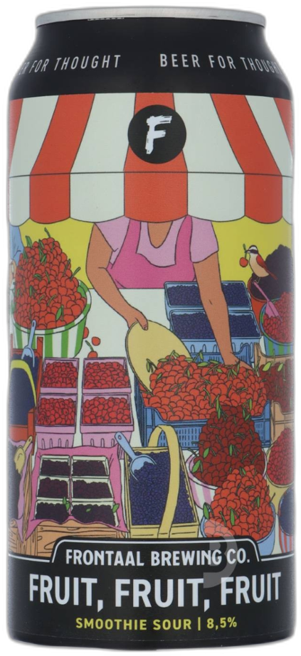Frontaal Fruit, Fruit, Fruit blik van 44cl