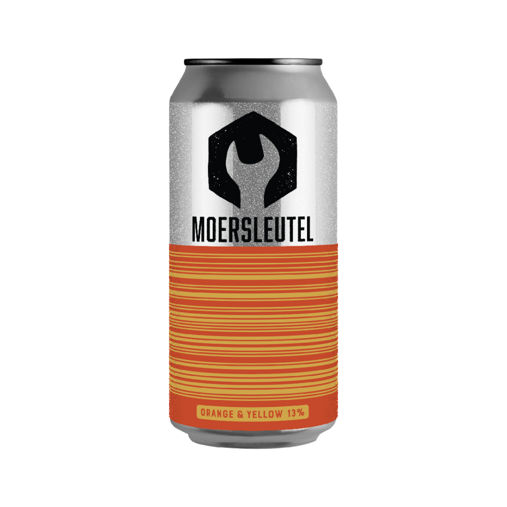 Moersleutel  - Streepjescode Oranje & Geel