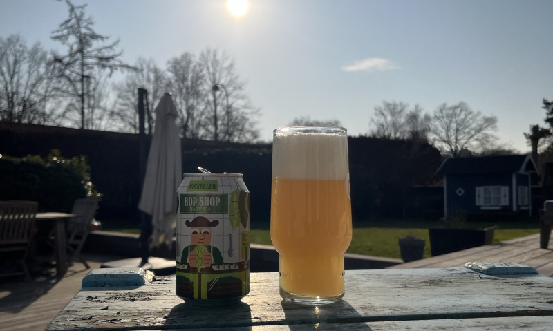Mikkeller bier in de zon in Sollerod Mikkeller bier in de zon in Sollerod